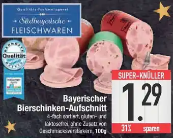 E-Center Bayerischer Bierschinken-Aufschnitt Angebot