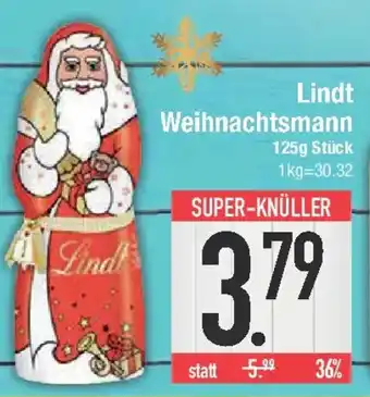 E-Center Lindt Weihnachtsmann Angebot
