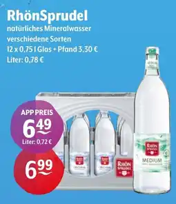 Getränke Hoffmann RhönSprudel natürliches Mineralwasser Angebot