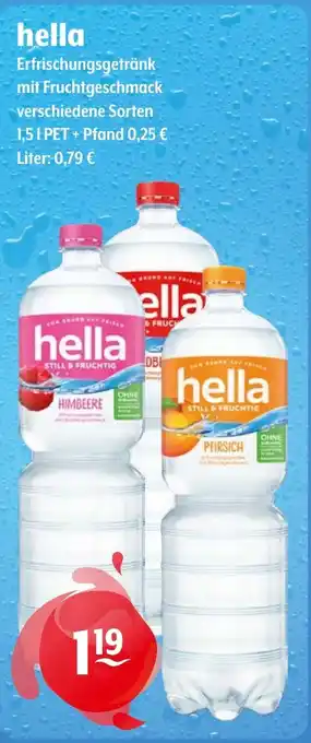 Getränke Hoffmann hella Erfrischungsgetränk mit Fruchtgeschmack Angebot
