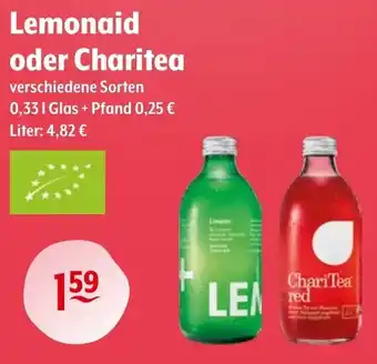 Getränke Hoffmann Lemonaid oder Charitea Angebot