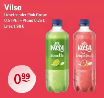 Getränke Hoffmann Vilsa Limette oder Pink Grape Angebot