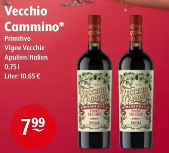 Getränke Hoffmann Vecchio Cammino Primitivo Vigne Vecchie Apulien/Italien Angebot