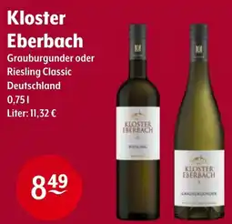 Getränke Hoffmann Kloster Eberbach Grauburgunder oder Riesling Classic Angebot
