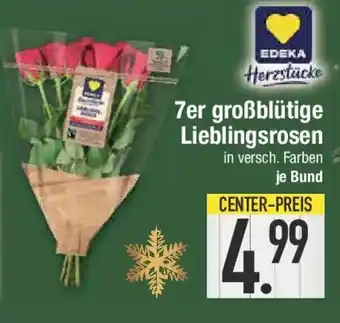 E-Center 7er großblütige Lieblingsrosen Angebot