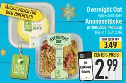 E-Center Overnight Oat Apfel-Zimt oder Ananasstücke Angebot