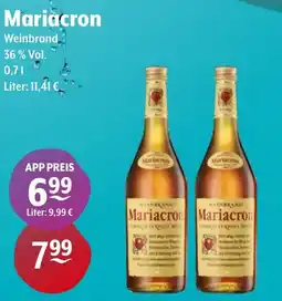 Getränke Hoffmann Mariacron Weinbrand Angebot