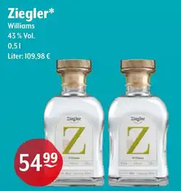 Getränke Hoffmann Ziegler Williams Angebot