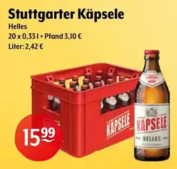 Getränke Hoffmann Stuttgarter Käpsele Helles Angebot