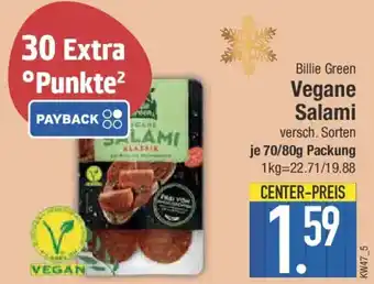 E-Center Billie Green Vegane Salami Angebot