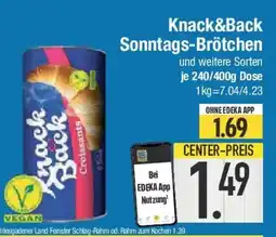 E-Center Knack&Back Sonntags-Brötchen Angebot