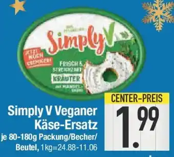 E-Center Simply V Veganer Käse-Ersatz Angebot