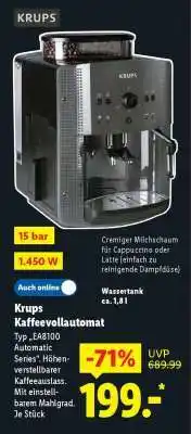 Lidl KRUPS Kaffeevollautomat Angebot