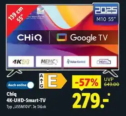 Lidl Chiq 4K-UHD-Smart-TV Angebot