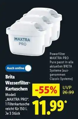 Lidl BRITA Wasserfilter-Kartuschen Angebot