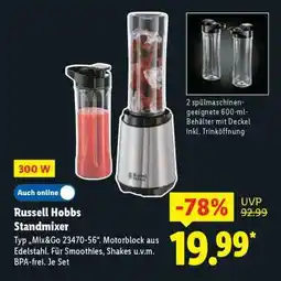 Lidl Russell Hobbs Standmixer Angebot