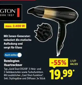 Lidl REMINGTON Haartrockner Angebot