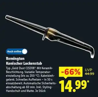 Lidl Remington Konischer Lockenstab Angebot