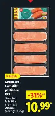 Lidl Ocean Sea Lachsfilet - portionen XXL Angebot