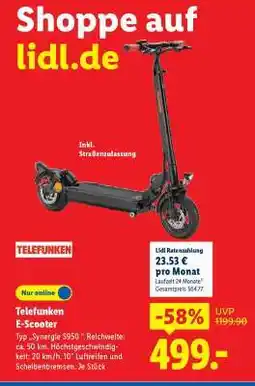 Lidl TELEFUNKEN E-Scooter Angebot