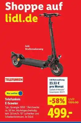 Lidl TELEFUNKEN E-Scooter Angebot