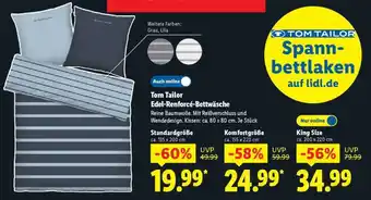 Lidl Tom Tailor Edel-Renforcé-Bettwäsche Angebot
