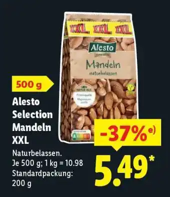 Lidl Alesto Selection Mandeln XXL Angebot