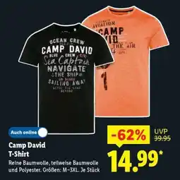 Lidl Camp David T-Shirt Angebot