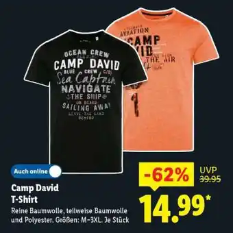 Lidl Camp David T-Shirt Angebot