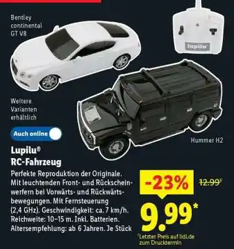 Lidl Lupilu RC-Fahrzeug Angebot