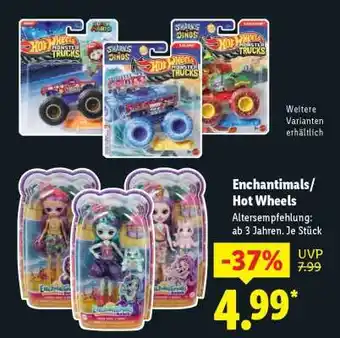 Lidl Enchantimals/Hot Wheels Angebot