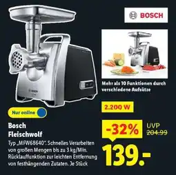 Lidl Bosch Fleischwolf Angebot