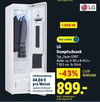 Lidl LG Dampfschrank Angebot