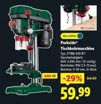 Lidl PARKSIDE Tischbohrmaschine Angebot