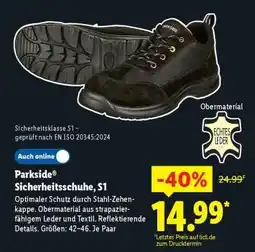 Lidl PARKSIDE Sicherheitsschuhe, S1 Angebot