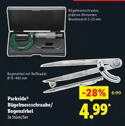 Lidl Parkside Bügelmessschraube/Bogenzirkel Angebot
