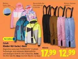 Lidl Crivit Kinder-Ski-Jacke/-Hose Angebot