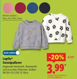 Lidl lupilu Sweatpullover Angebot