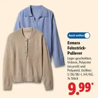 Lidl Esmara Feinstrick-Pullover Angebot
