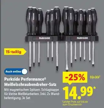 Lidl Parkside Performance Meißelschraubendreher-Satz Angebot