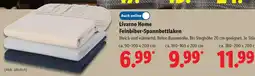 Lidl Livarno Home Feinbiber-Spannbettlaken Angebot