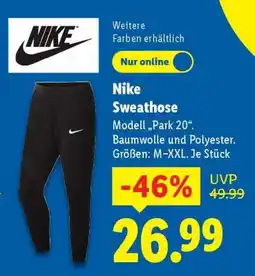 Lidl NIKE Sweathose Angebot