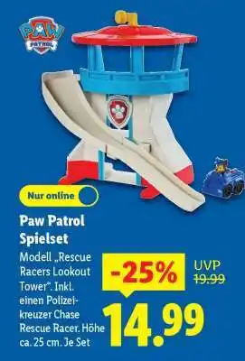 Lidl Paw Patrol Spielset Angebot