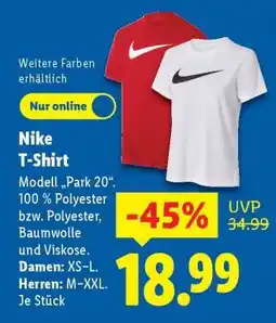 Lidl NIKE T-Shirt Angebot