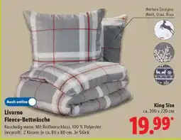 Lidl Livarno Fleece-Bettwäsche Angebot