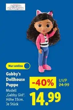 Lidl Gabby's Dollhouse Puppe Angebot