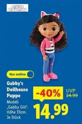 Lidl Gabby's Dollhouse Puppe Angebot