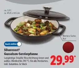 Lidl Silvercrest Gusseisen-Servierpfanne Angebot
