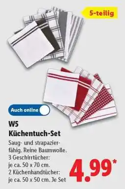 Lidl W5 Küchentuch-Set Angebot