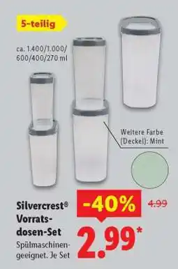 Lidl Silvercrest Vorratsdosen-Set Angebot